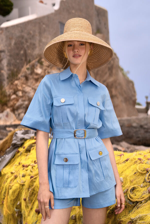 Elora shirt shorts set